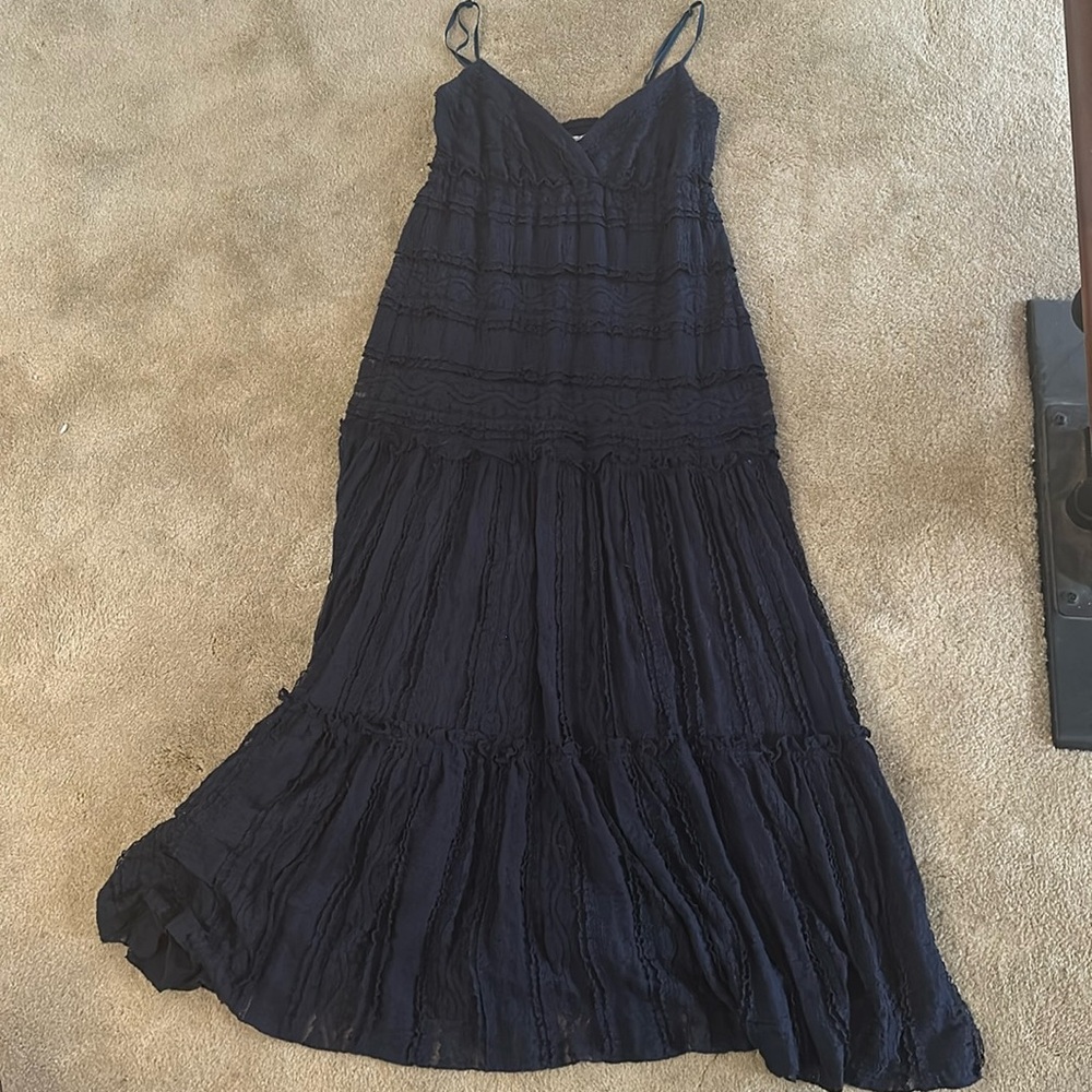 Eliza J navy sundress size 10 with adjustable straps